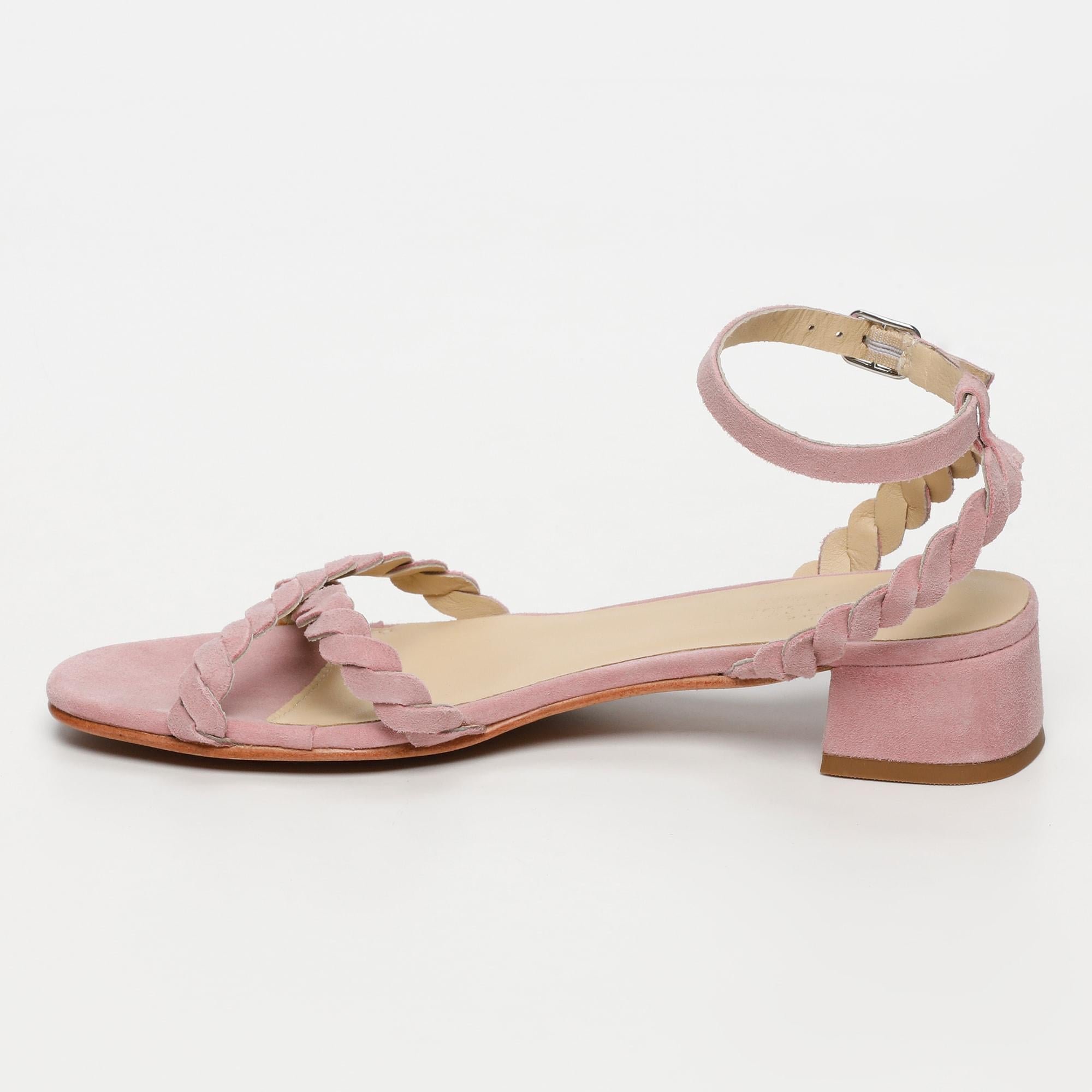 HACHI sandales en cuir pink