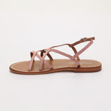 IANTHA sandales en cuir pink