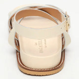 VASTO sandales en cuir blanc off