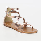 JACENIA sandales en cuir rosegold