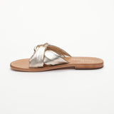KITTI sandales en cuir platinium