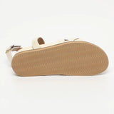 VASTO sandales en cuir blanc off