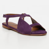 LOBERIA sandales en cuir amethyst