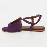 LOBERIA sandales en cuir amethyst