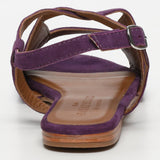 LOBERIA sandales en cuir amethyst
