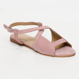 LOBERIA sandales en cuir pink