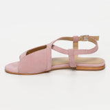 LOBERIA sandales en cuir pink