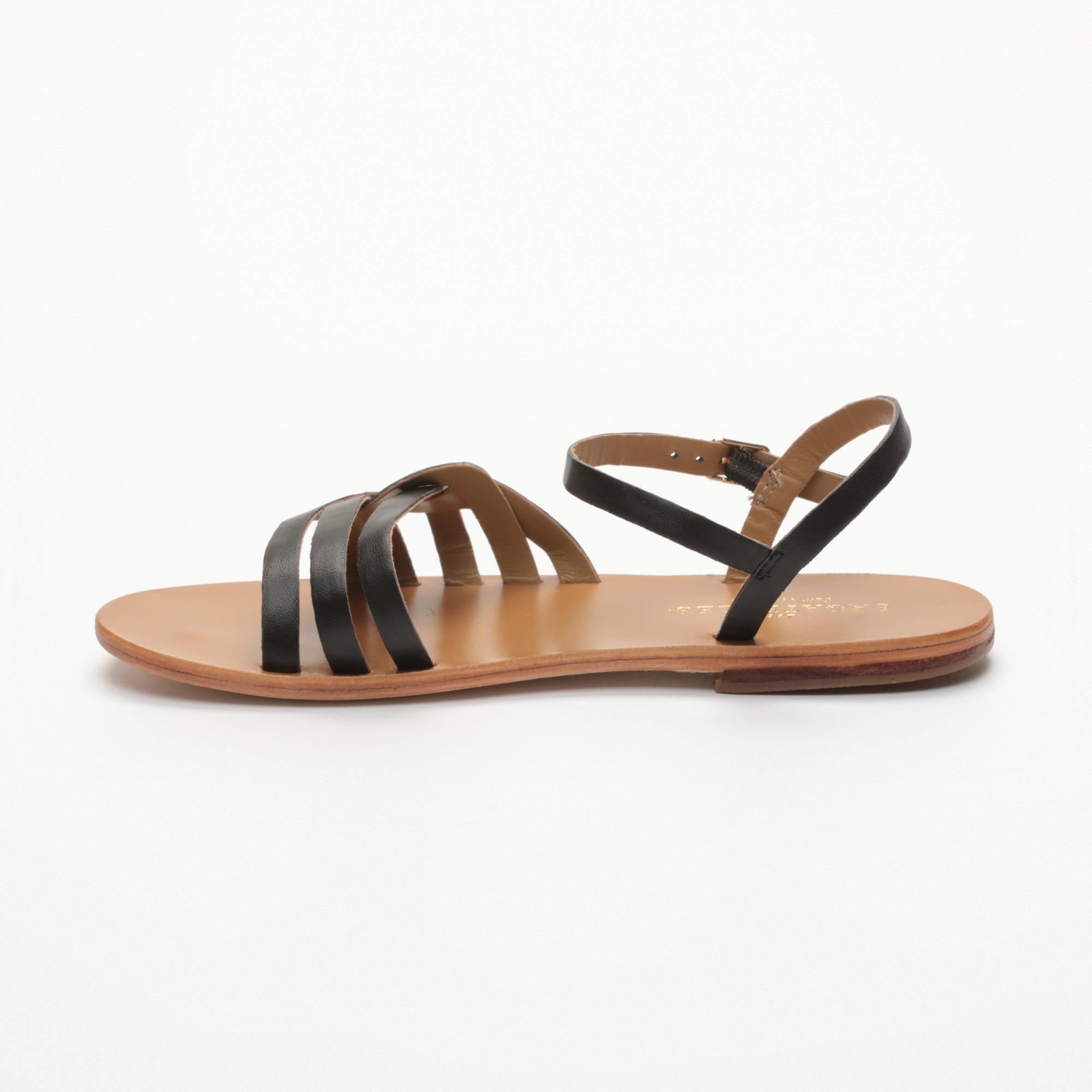 LYDIA sandales en cuir black