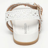 MENUCA sandales en cuir blanc