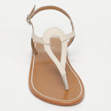 MALABIA sandales en cuir ivory