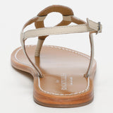 MALABIA sandales en cuir ivory