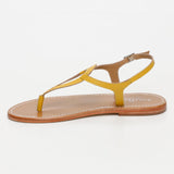 MALABIA sandales en cuir yellow