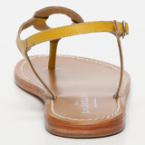 MALABIA sandales en cuir yellow