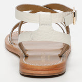 MALINI sandales en cuir whitecroco