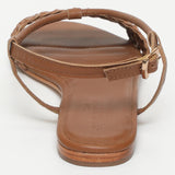 MEDANOS sandales en cuir camel