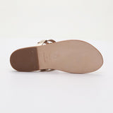 MELODY sandales en cuir gold
