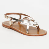 MORRIS sandales en cuir gold