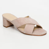 NAHIA sandales en cuir lightbeige