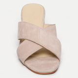 NAHIA sandales en cuir lightbeige