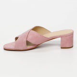 NAHIA sandales en cuir pink