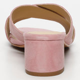 NAHIA sandales en cuir pink