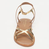 NAPOSTA sandales en cuir darkgold