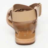 ABHAYD sandales en cuir sable