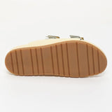 AISHANI sandales en cuir blanc off