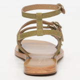 PARME sandales en cuir olive