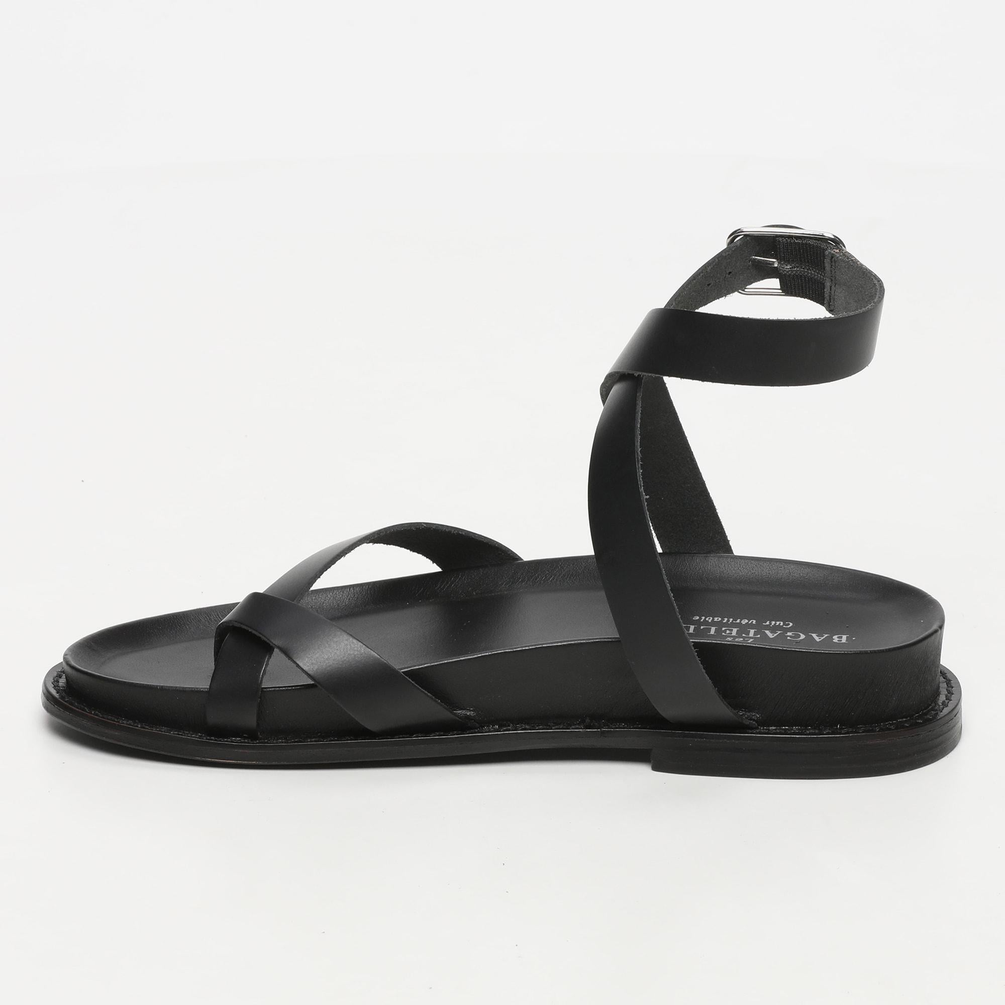 PASTORA sandales en cuir black