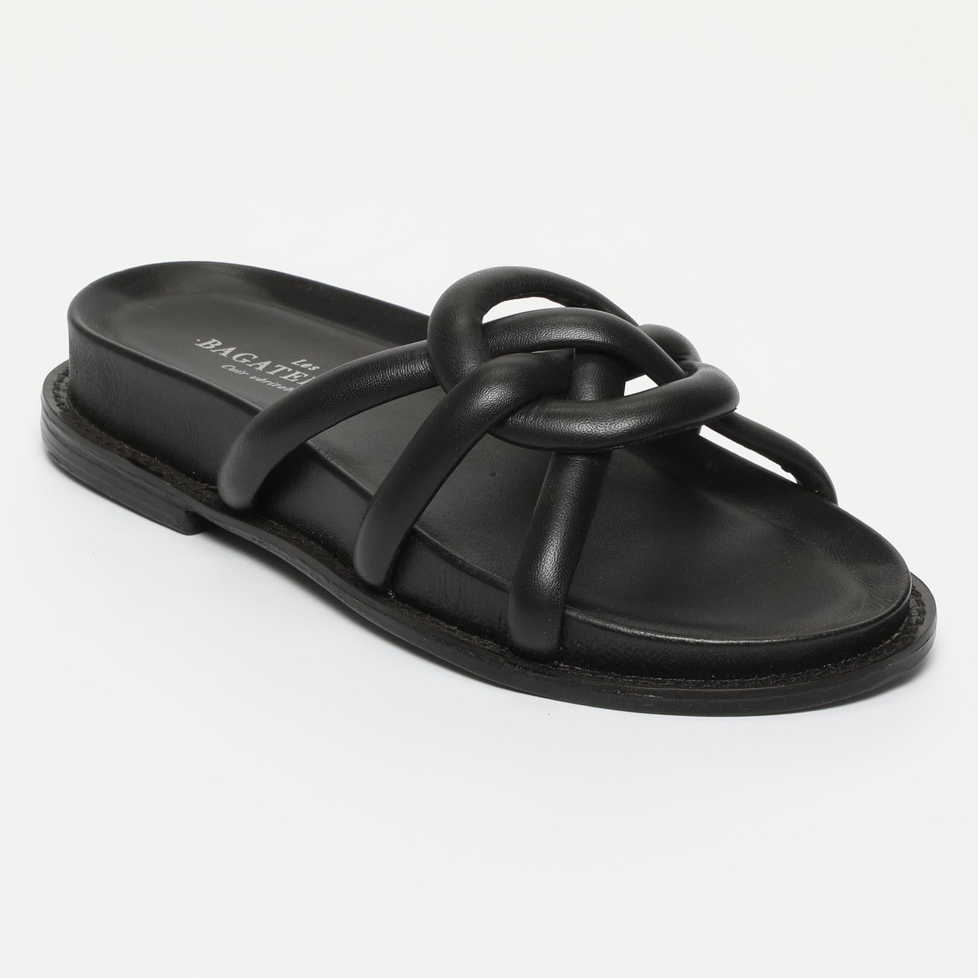 PELICURA sandales en cuir black