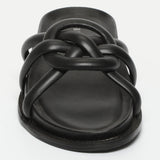 PELICURA sandales en cuir black