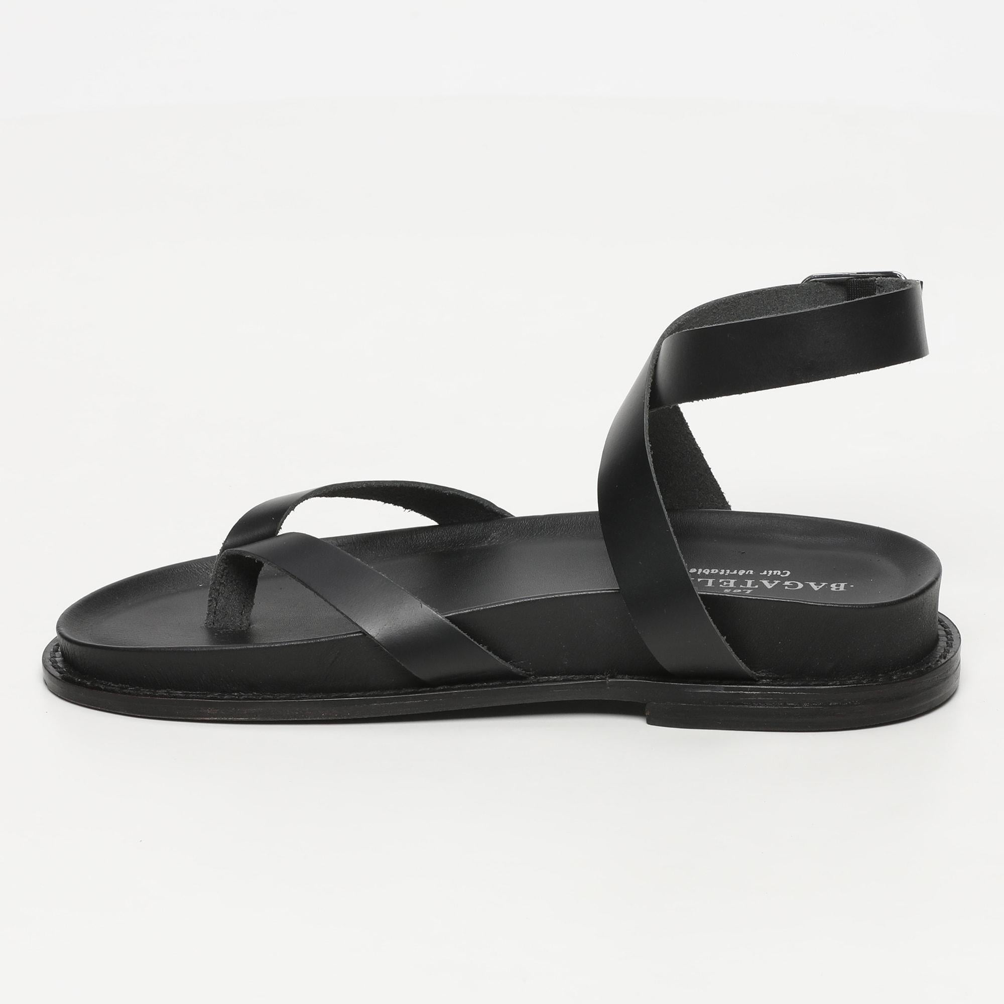 PEREDA sandales en cuir black