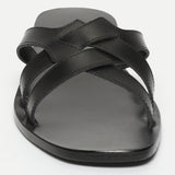 POMONA sandales en cuir black