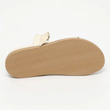 RUVONNE sandales en cuir blanc off