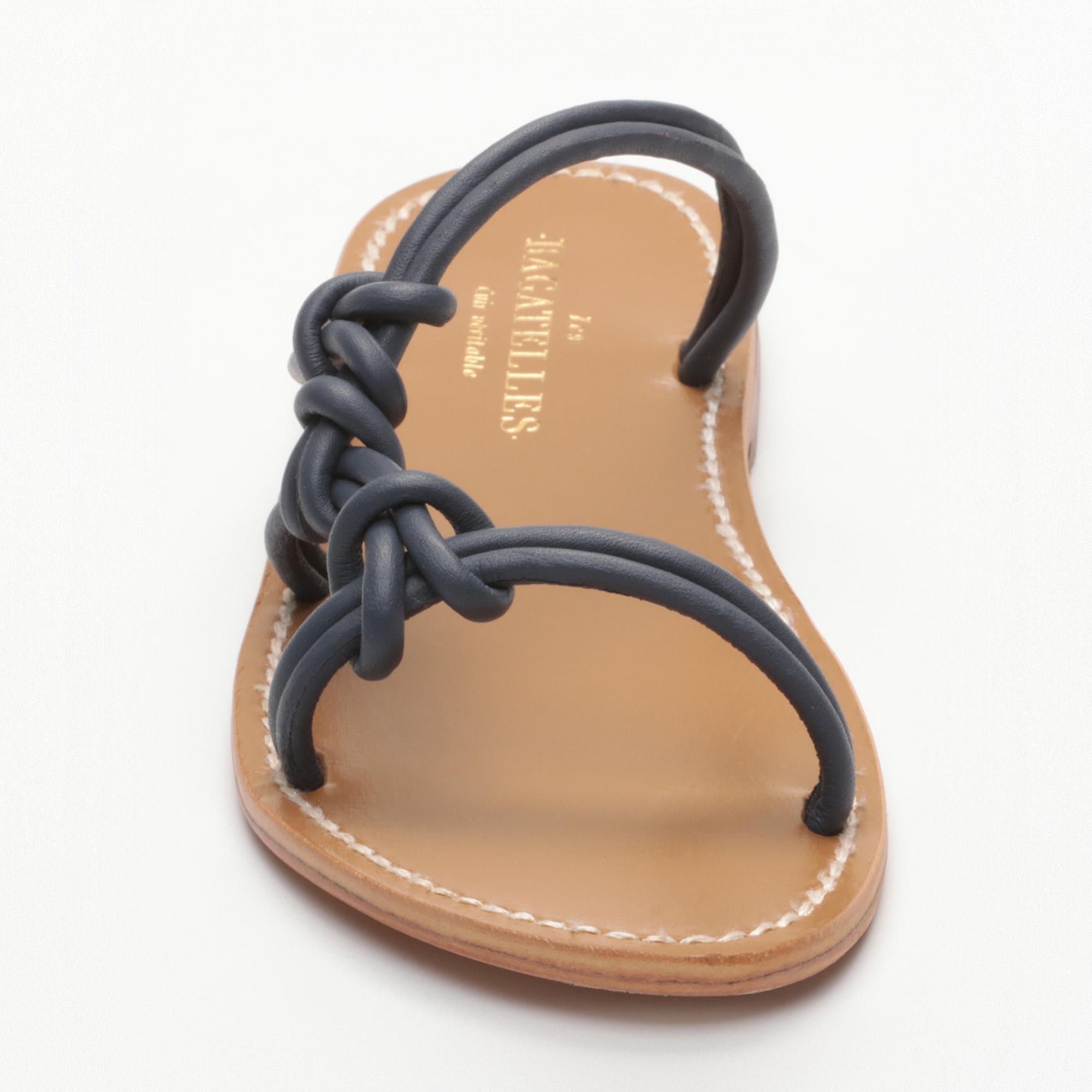RYLEE sandales en cuir navy