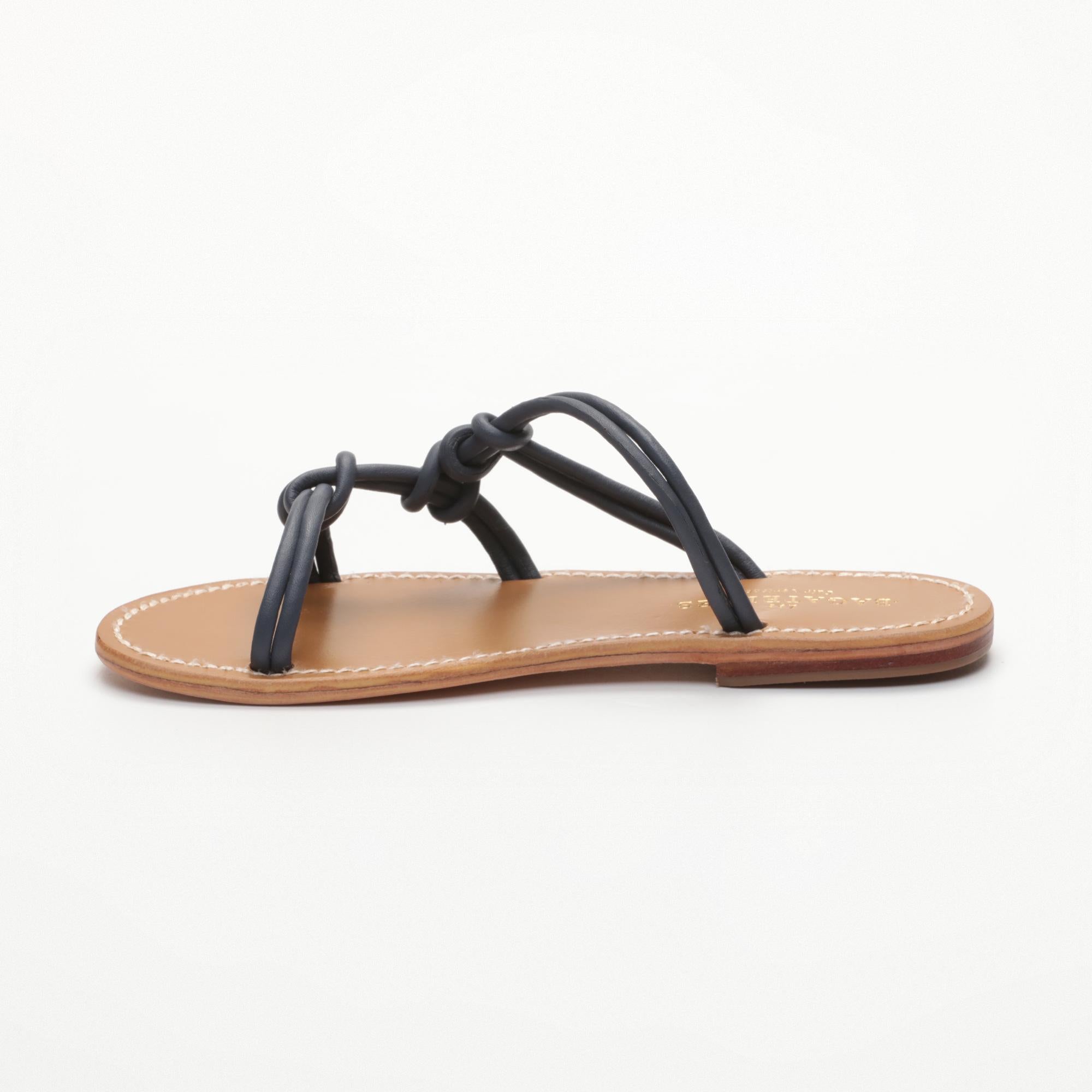 RYLEE sandales en cuir navy