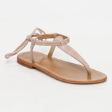 SMITH sandales en cuir lightbeige