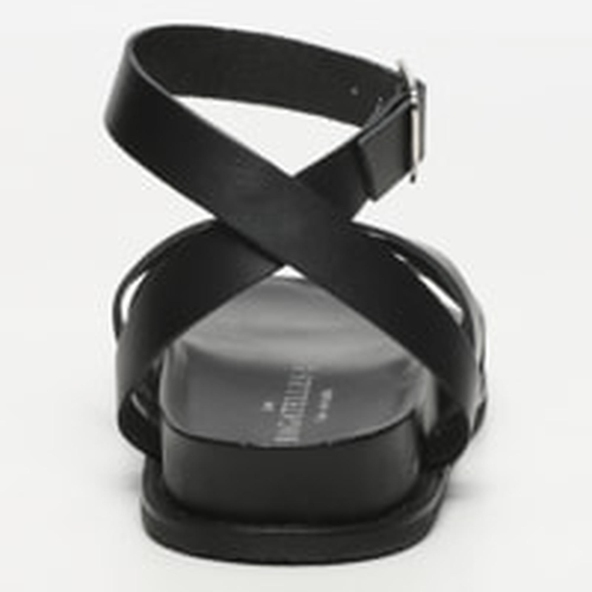 VASTO sandales en cuir black