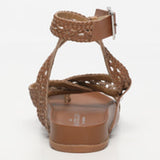 VERANO sandales en cuir camel