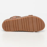VERANO sandales en cuir camel