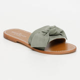 WESTCHESTER sandales en cuir lightkaki