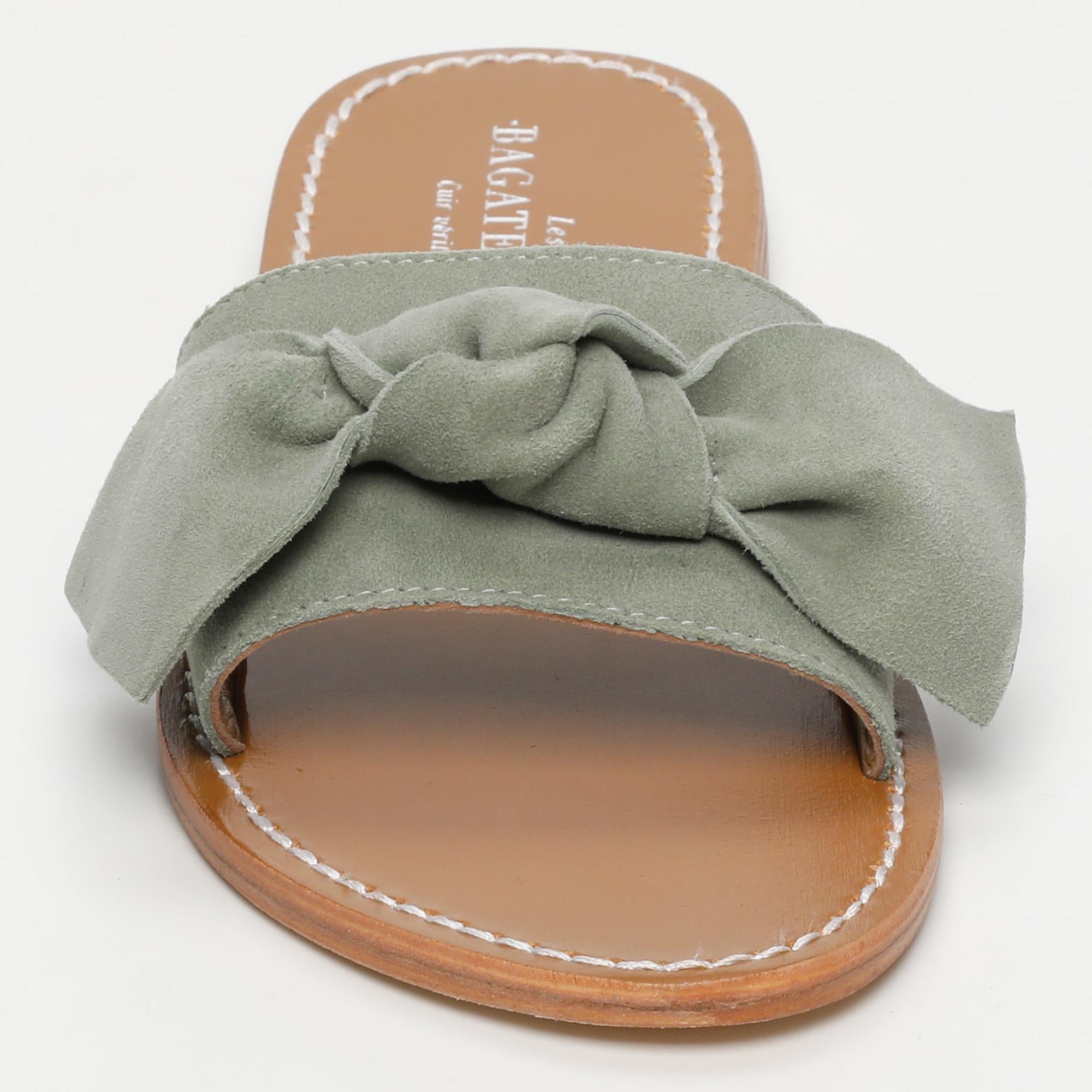 WESTCHESTER sandales en cuir lightkaki
