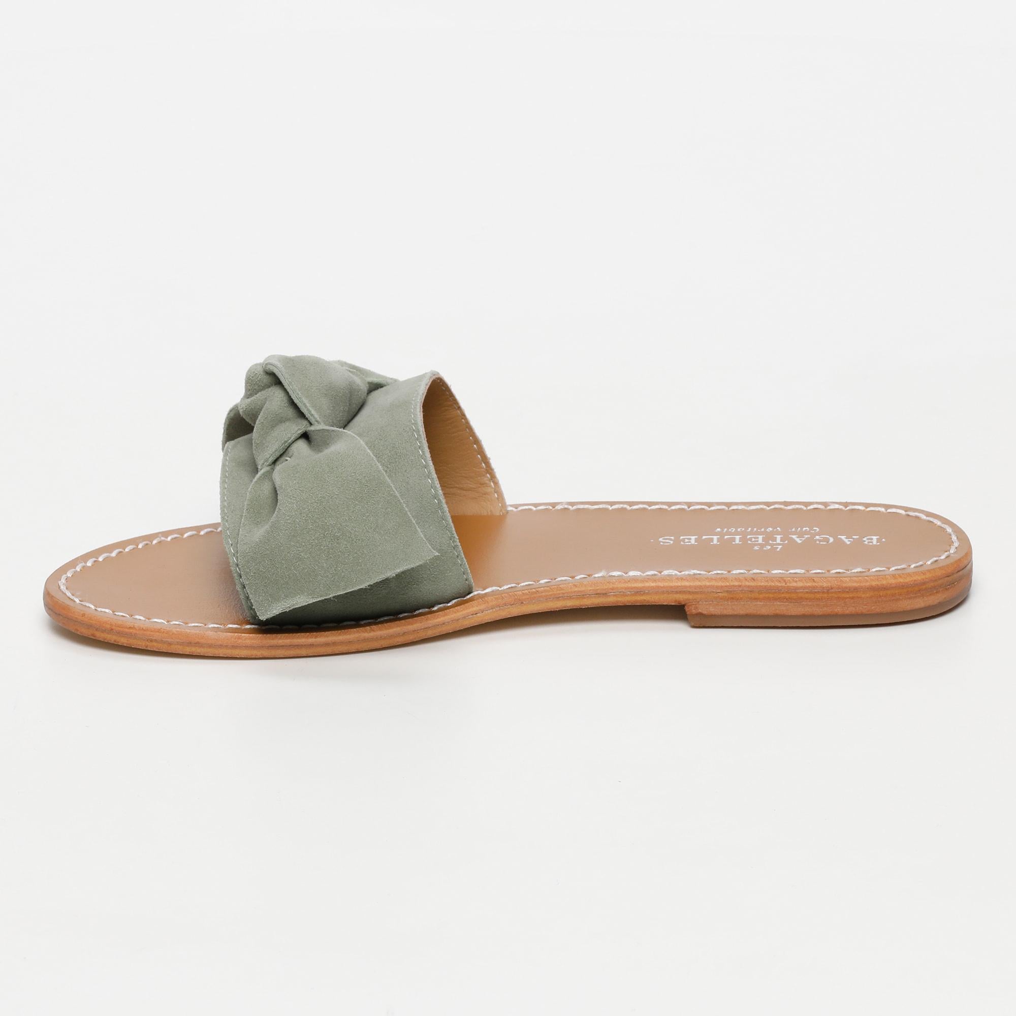 WESTCHESTER sandales en cuir lightkaki