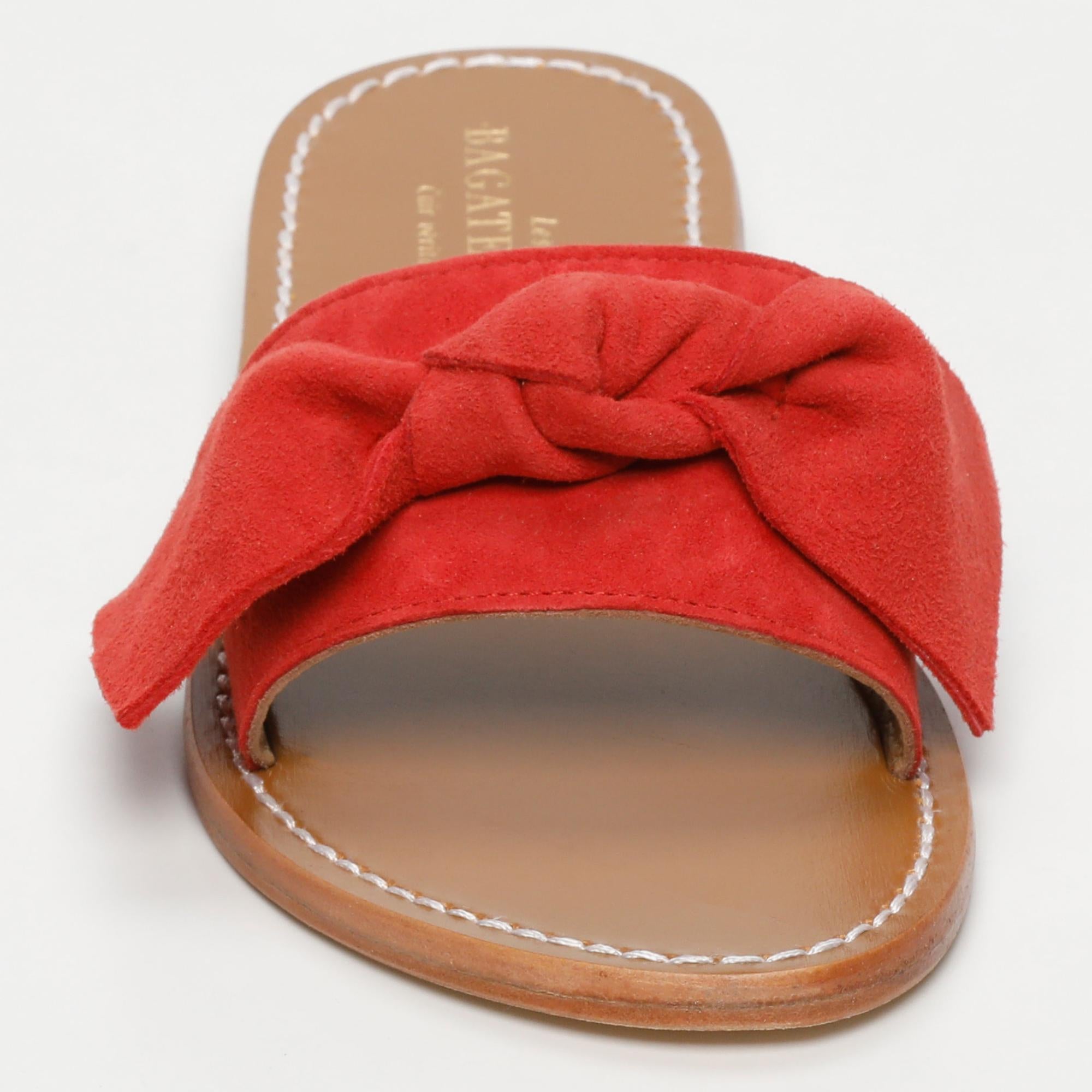 WESTCHESTER sandales en cuir strawberry