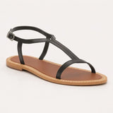 LORIA sandales en cuir noir