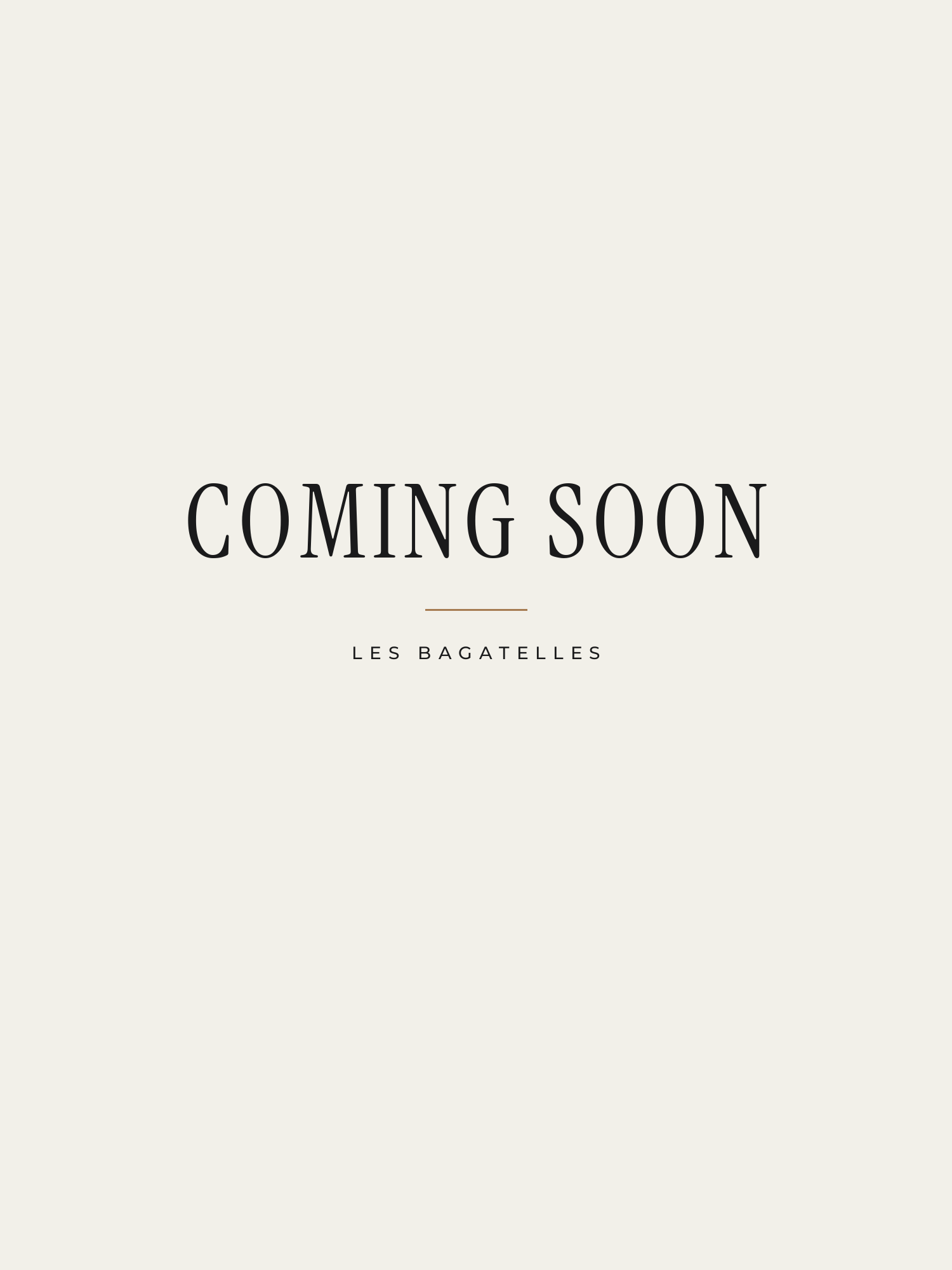 Coming soon