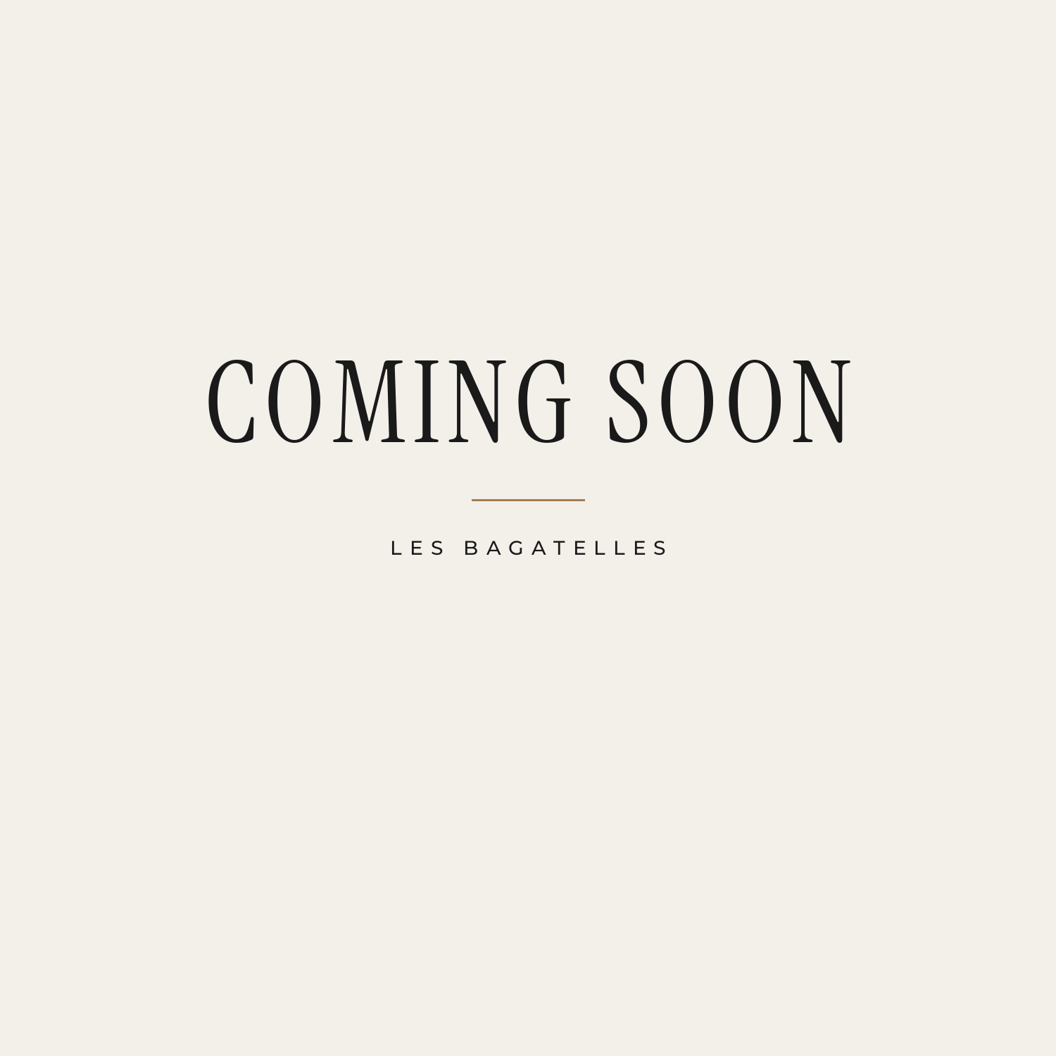 Coming soon