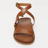 RUVONNE sandales en cuir camel