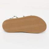 MIRA sandales en cuir blanc